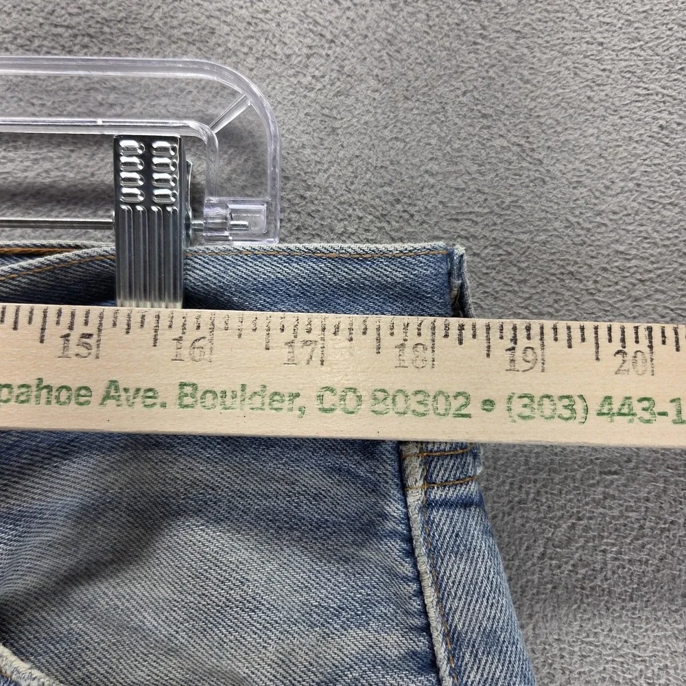 Vintage Levis 501 Jeans Mens Blue Straight Button Fly USA Altered Hem Fits 36x27